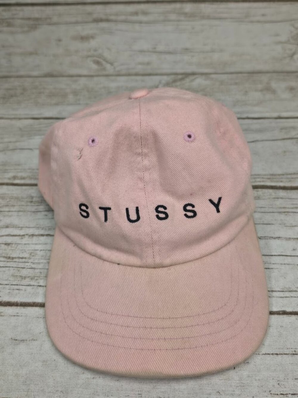 Stussy Pink Graphic Baseball Cap